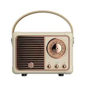Veatool - Mini Parlante Bluetooth Retro - Estéreo Inalámbrico Con Múltiples Modos De Reproducción Y Diseño Portátil