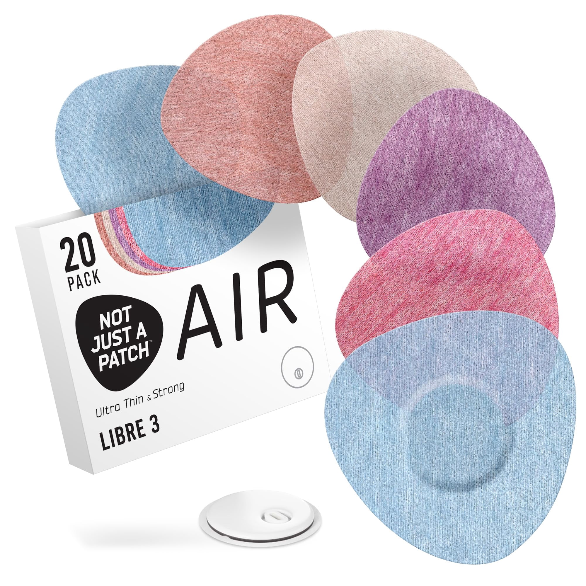 Not Just A Patch - El Sensor Cubre No Solo Un Parche Air Libre 3 Plus (paquete De 20)