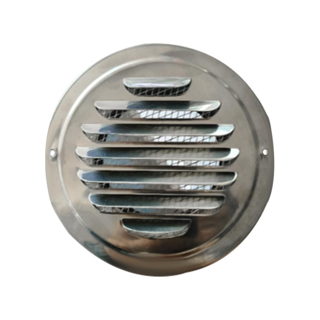 Bothyi - Rejilla Con Rejilla Cubierta De Ventilación Rejillas De Ventilación De Acero Inoxidable Para Pared De Casa 100mm