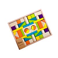 Magideal - Bloques De Madera, Juguete Educativo Con Estuche De Almacenamiento, Actividad De Interior, Habilidades Motoras Finas Para Niños, Niños De Jardín De In