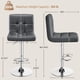 thumbnail image 3 of Taburetes de bar Yaheetech con respaldo ajustable en altura de 25 a 36 cm, 3 of 9