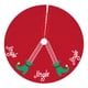 thumbnail image 3 of Falda De árbol De Navidad, Cubierta De Base Redonda Para Fiesta, Suministros De Decoración De Año Nuevo, Estilo B, 3 of 5