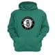 thumbnail image 1 of Polerón Canguro Brooklyn Nets Verde Aguamarina Talla Xl Unisex, 1 of 3