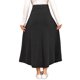 thumbnail image 3 of Falda de maternidad INSPIRE CHIC con bolsillos sobre el vientre, maxi de cintura alta, línea A sólida, elástica, falda de trabajo elástica, ropa de oficina, XX-Large, gris oscuro, 3 of 6