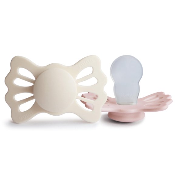 Chupete FRIGG Lucky SilkySoft de Silicona 6-18 Meses Crema