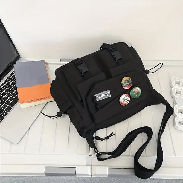 Get Ready for School, Work or Travel with Our Trendy Nylon Messenger Bag - Large Capacity, Multi-Pocket, Amazingly Spacious and Durable