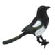 thumbnail image 5 of Pájaro de simulación de urraca, modelo de pájaro artificial, realista, pájaro artificial, estatua de pájaro, para jardín, accesorio de fotografía, cés, 5 of 5