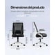 thumbnail image 2 of Silla De Escritorio Giratorio Homer Design 001 103 Ergonómica Blanca Con Tapizado De Tela Blanco, 2 of 8