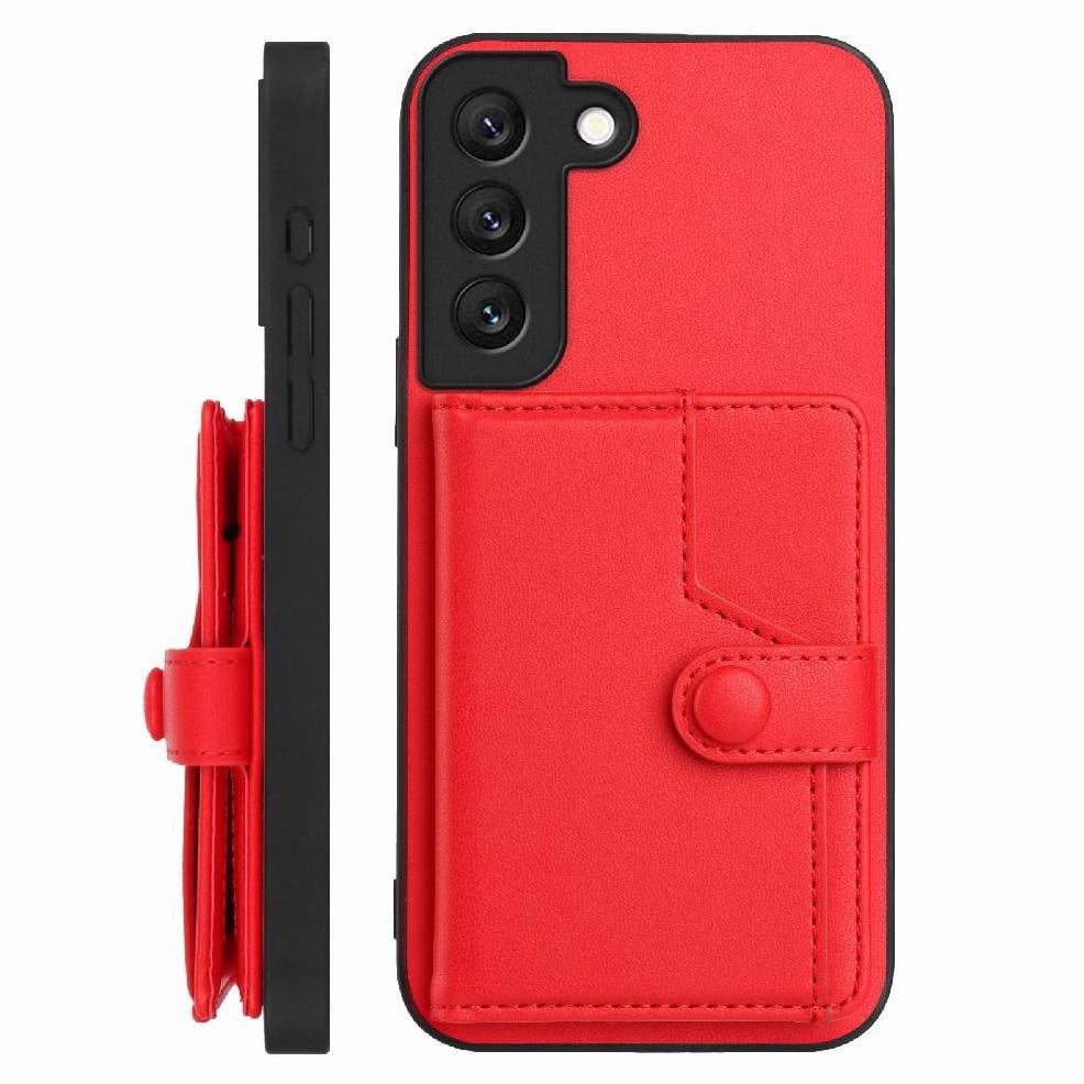 Foxdock Funda Para Samsung Galaxy S22 Con Bloqueo Rfid - Diseño Elegante Con Cierre De Botón