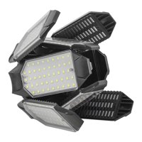 Ioensy - Bombilla De Luz De Garaje Led Plegable Lámpara De Fijación De Lámpara De Bahía Alta Lámpara Industrial
