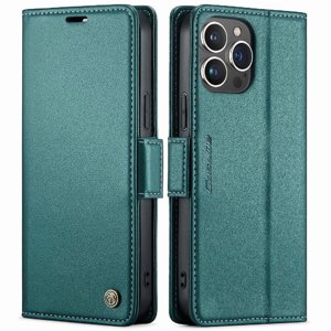 Caseme Tipo Cartera Iphone 14 Pro Max Con Cierre Magnético, Rfid, Tarjetero, Soporte, Carga Inalámbrica