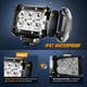 thumbnail image 4 of Nilight Pods de luz LED de 4" haz puntual amarillo 2 piezas 18 W, 4 of 8