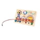 thumbnail image 2 of Tablero De Madera Montessori Para Niños, Juguete Sensorial, Regalo Del Día, Cabeza De Coche Rojo, 2 of 3