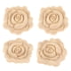 thumbnail image 3 of 4x Calcomanías De Tallado De Flores De Apliques Tallados En Madera Para Puerta Dia.2.76inch, 3 of 5