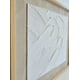 thumbnail image 4 of Cuadro Decorativo Abstracto Pintado a Mano Rastro Blanco 50x50, 4 of 4