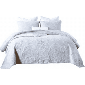 Genérico - Cubrecama Acolchada Algodón 3D Alicia King