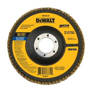 Disco Traslapado Zirconia Dewalt 4-1/2X7/8 Gr 80 Dw8309-Br Amarillo