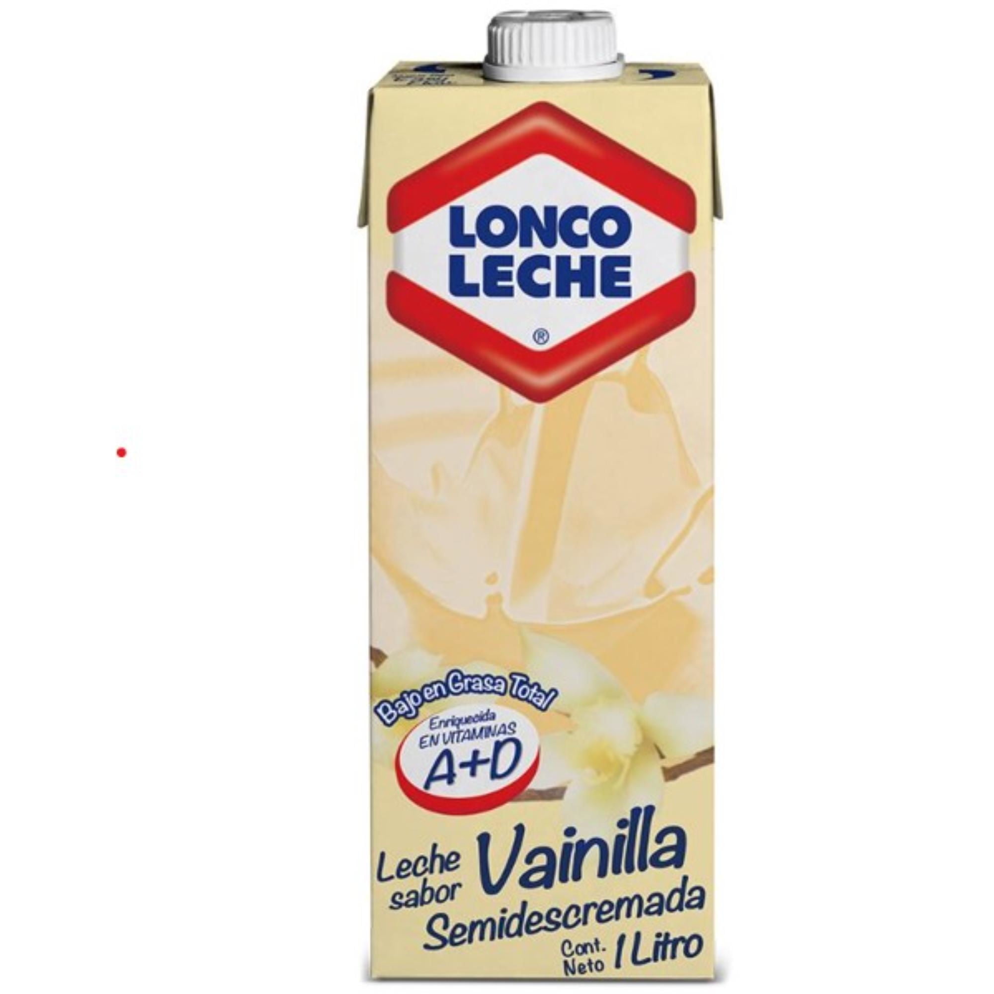 Leche Semidescremada Vainilla 1 L Loncoleche