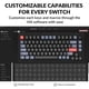 thumbnail image 2 of Teclado Mecánico Keychron V1 75% Cableado con Switches Marrones Hot-swappable, 2 of 8