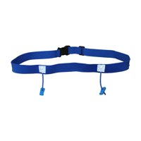 Magideal - Cinturón Con Número De Ciclismo Para Triatlón, Riñonera Reflectante, Soporte Para Babero, Cinturón De Día, Cinturón Para Correr Para Deportes Al Aire , Azul