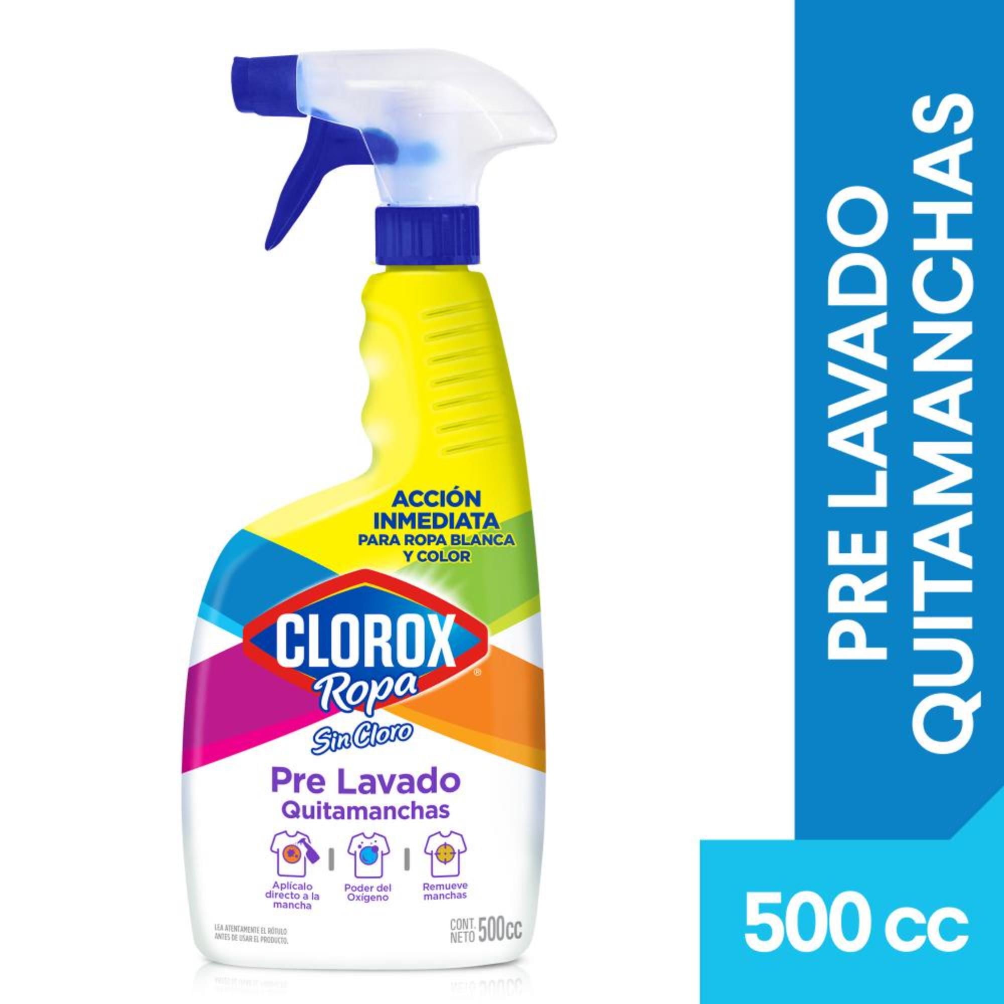 Quitamanchas Líquido Ropa Prelavado Botella 500 ml Clorox