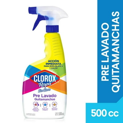 Quitamanchas Líquido Ropa Prelavado Botella 500 Ml Clorox