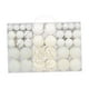 thumbnail image 5 of 100 Uds Adornos De Bolas De Navidad Colgantes De Navidad Para Aniversario Boda Festivo Blanco, 5 of 5