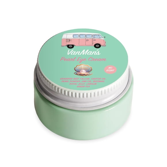 Crema para ojos The VanMan Company 14 g sin perfume con polvo de perla