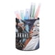 thumbnail image 1 of Castlevania-theme Cylinder Pen Holder Pencil Organizer with Flannel Lining PVC Leather Material Cardboard Base for study work 10*8CM, 1 of 6