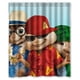 thumbnail image 1 of Cortina de ducha de la película Alvin y las Ardillas: Chip Wrecked, juego de cortina de baño con ganchos, tamaño 66 x 72 pulgadas, 1 of 3