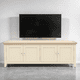 thumbnail image 2 of Mueble de TV Minimalista Rack de Madera con 4 Puertas - Beige - 150x40x65 cm, 2 of 3
