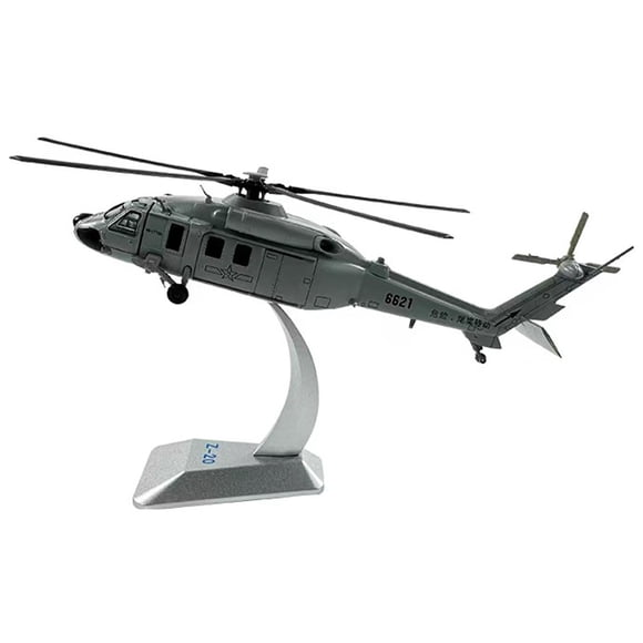 Helicóptero Modelo 1/100, Juguete Educativo, Mecanizado CNC, Aleación Fundida A Presión, Avión.