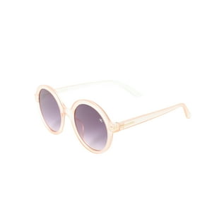 Homewell - Lentes De Sol Circular Durazno Y Negro Uv400