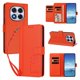 thumbnail image 2 of Funda Cartera Trébol para Xiaomi Poco X7 5G con Ranuras Tarjetas y Carga Inalámbrica Naranja, 2 of 6