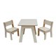 thumbnail image 1 of Set 1 Mesa + 2 Sillas Niños Blanco, 1 of 3