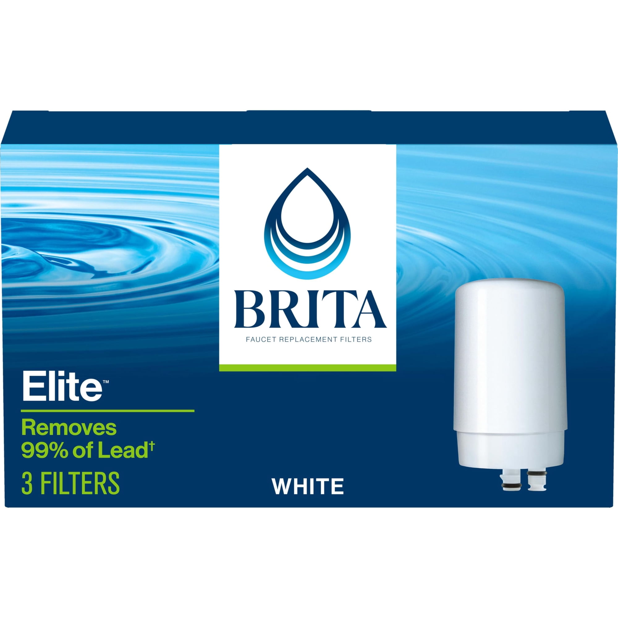 Filtro De Agua Brita De Repuesto Para Montaje En Grifo, 3 Unidades