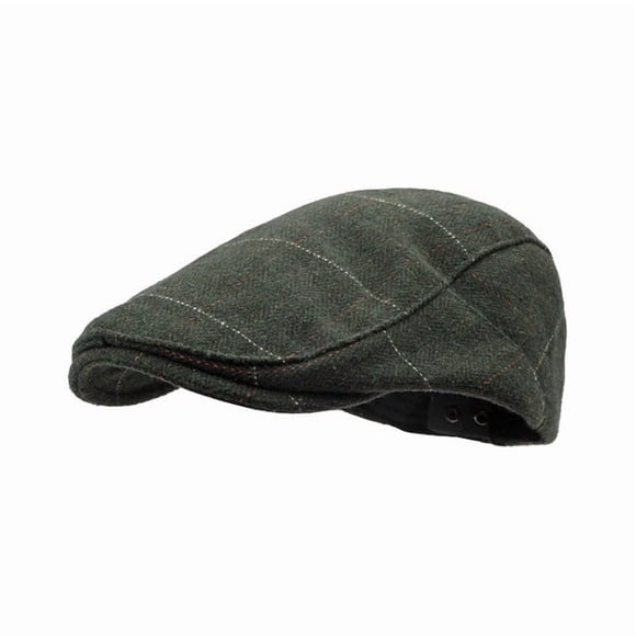 Boina Elegante Sombrero Modelo Trancosocbf, Boina Protectora Verde Oscuro Talla Estándar
