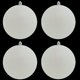 thumbnail image 1 of Adornos navideños 4E's Novelty Snowball, 10 cm, iridiscentes, paquete de 4, 1 of 7