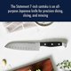 thumbnail image 2 of Cuchillo HENCKELS Statement Santoku, afilado como navaja, filo hueco, 18 cm, 2 of 6