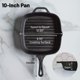 thumbnail image 2 of Sartén parrilla Backcountry Iron de 27 cm de hierro fundido pre‑sazonado, 2 of 7