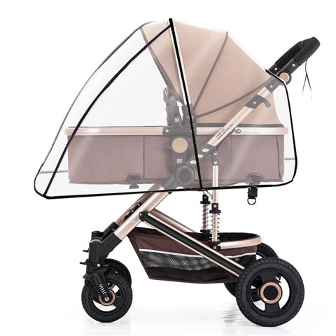 Xusx111 - Cubierta De Lluvia Premium, Con Silla De Coche Infantil Para Nieve, Viento Y Lluvia, Adecuada Para Varios Modelos De Cochecito (Regular)