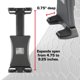 thumbnail image 3 of Soporte para tableta Bulletpoint Heavy Duty con amperios de 20 mm, 3 of 8