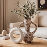 Santú Home & Deco - Set Jarrón Y Figura Deco Cerámica Kora Origenes