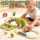 thumbnail image 2 of Set De Tren De Madera Con Animales De Granja Para Niños Pequeños, 2 of 7