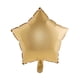 thumbnail image 1 of Lámina de aluminio con forma de estrella dorada mate, 21 x 18 cm, divertida, Estados Unidos, 1 of 1