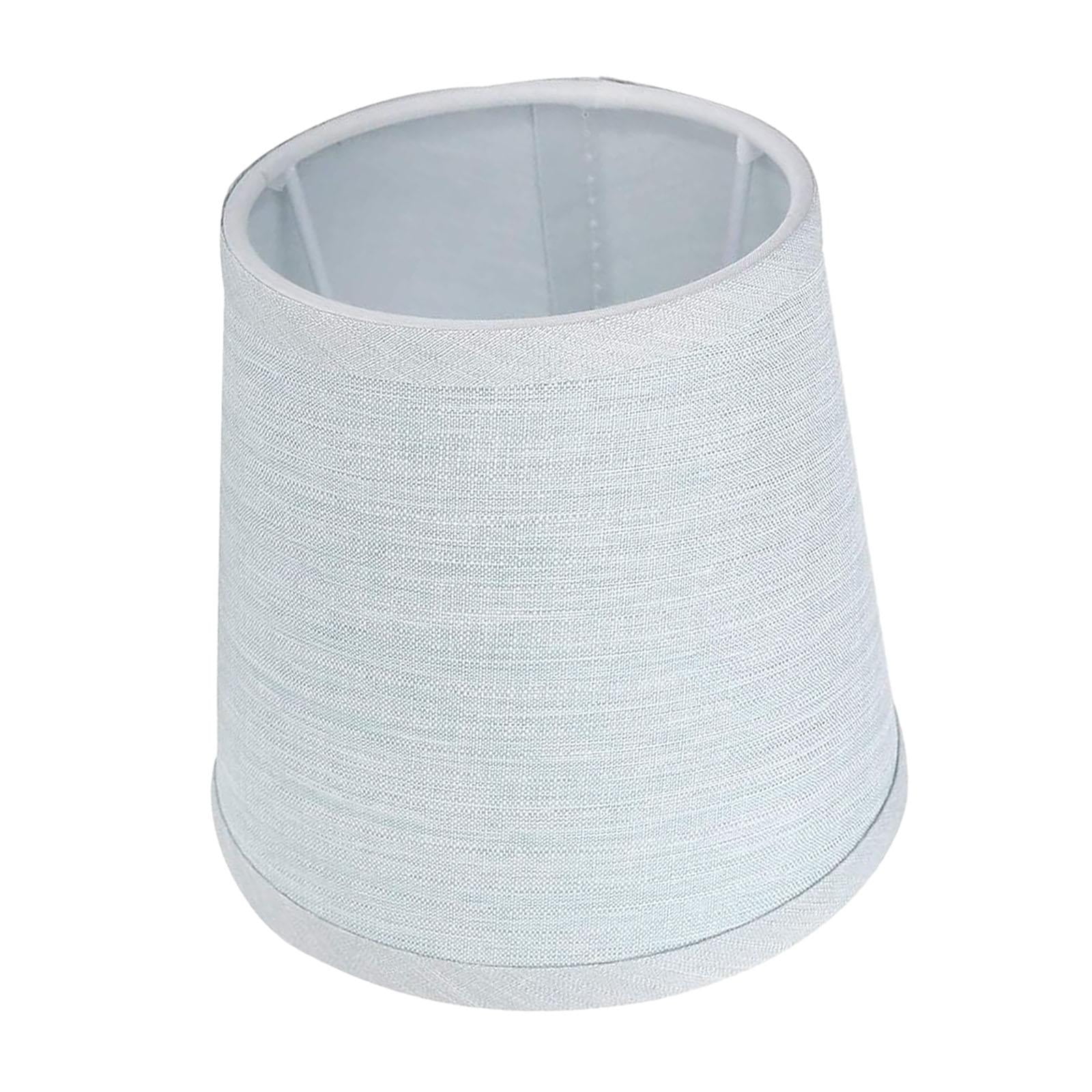 Magideal - Pantalla De Arpillera E14, Lámpara De Pie De Repuesto, Cubierta De Lámpara De Araña Moderna, Pantalla De Lámpara De Pie Para Granja, Apartamento, Bar Azul