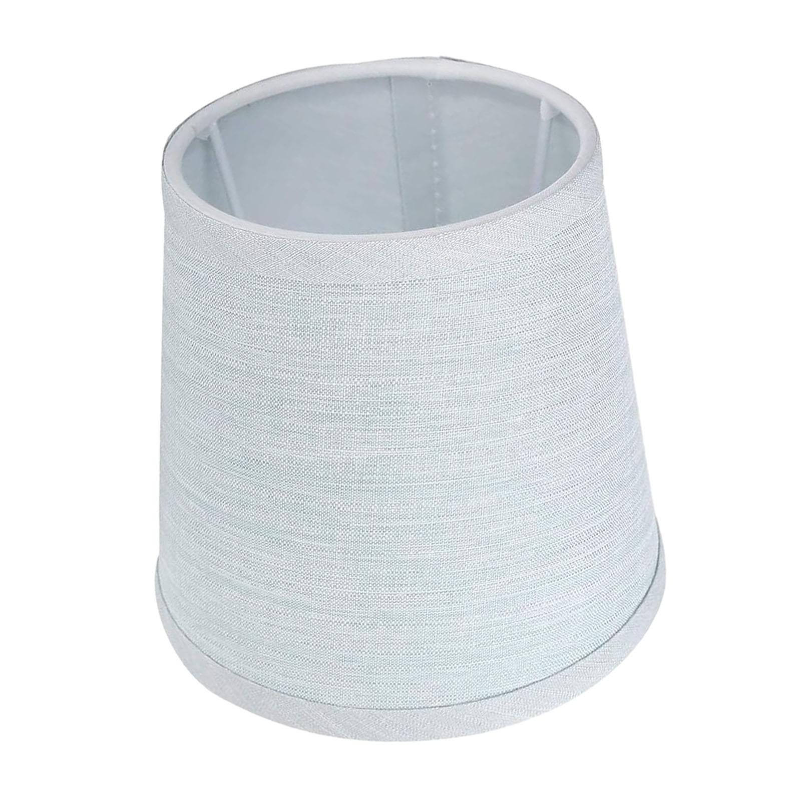 Magideal - Pantalla De Arpillera E14, Lámpara De Pie De Repuesto, Cubierta De Lámpara De Araña Moderna, Pantalla De Lámpara De Pie Para Granja, Apartamento, Bar Azul