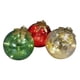 thumbnail image 1 of 3 adornos navideños de mesa con luces esféricas de resina, manualidades iluminadas para decoración navideña, centros de mesa para fiestas, escritorios, 1 of 5