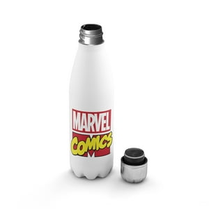 Creango - Botella Agua Termica Marvel De Acero Inoxidable