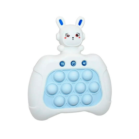 Fidget Pop It Electrónico de Conejito Espacial Modelo Celeste